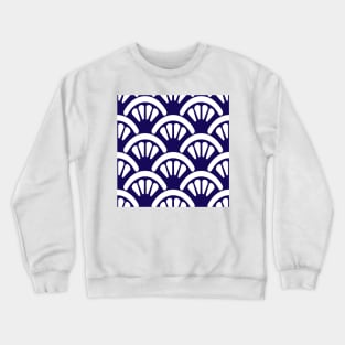 Blue Batik Fans Crewneck Sweatshirt